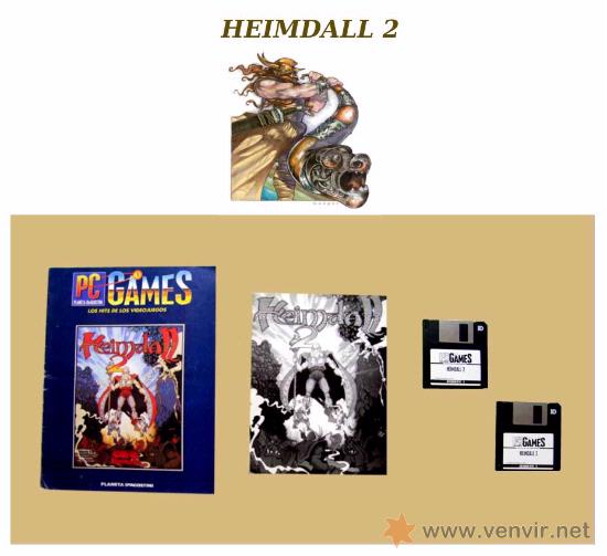 Videojuegos y consolas: HEIMDALL 2 - PC EN DISKETTE DE 3 1/2 - Foto 1