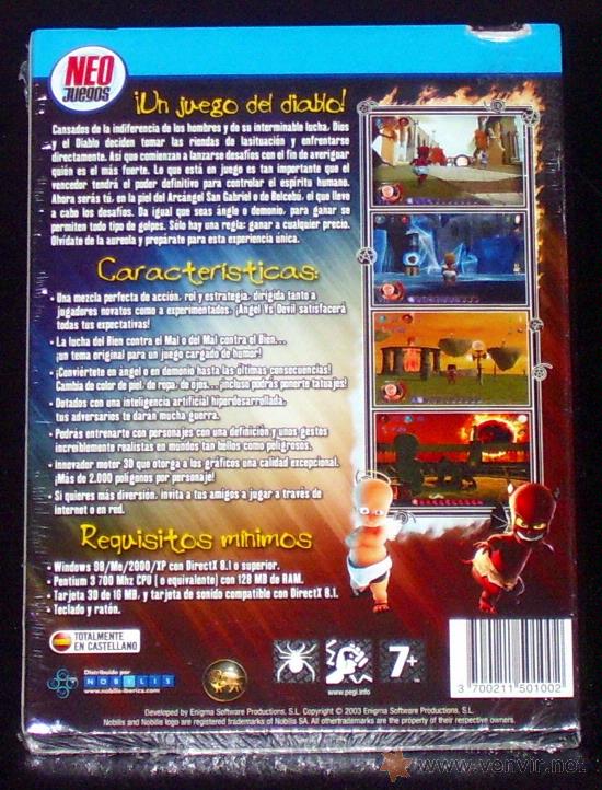 Videojuegos y consolas: ANGELS VS DEVILS - JUEGO PARA PC &iexcl;&iexcl;NUEVO Y PRECINTADO!! - Foto 3