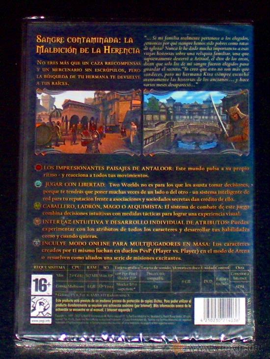 Videojuegos y consolas: TWO WORLDS - JUEGO PARA PC - &iexcl;&iexcl;NUEVO Y PRECINTADO!! - Foto 3