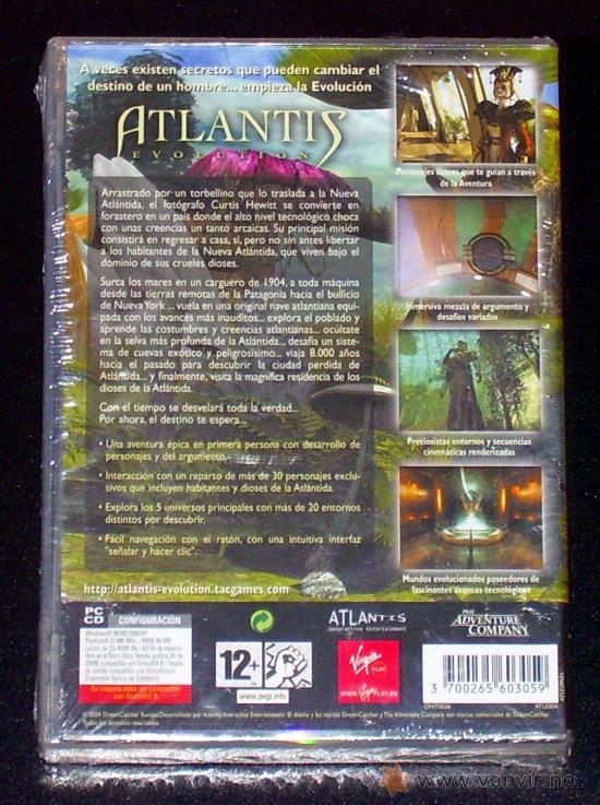 Videojuegos y consolas: ATLANTIS EVOLUTION - JUEGO PARA PC &iexcl;&iexcl;NUEVO Y PRECINTADO!! - Foto 3