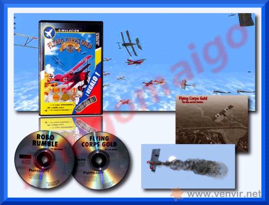 Videojuegos y consolas: FLYING CORPS GOLD - ROBO RUMBLE - JUEGO PARA PC - Foto 1