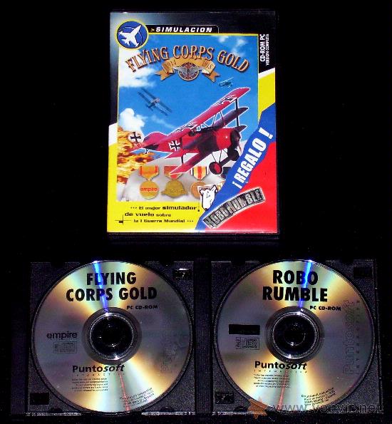 Videojuegos y consolas: FLYING CORPS GOLD - ROBO RUMBLE - JUEGO PARA PC - Foto 2