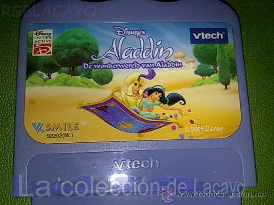 Videojuegos y consolas: CARTUCHO V-SMILE VTECH ALADDIN - Foto 1