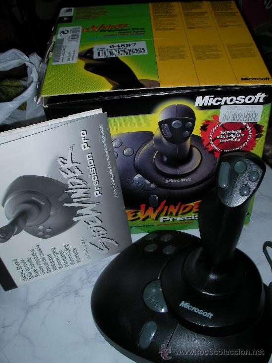 Videojuegos y consolas: MANDO MICROSOFT SIDEWINDER PRECISION PRO EN SU CAJA - Foto 1