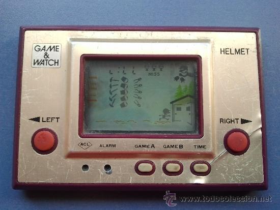 Videojuegos y consolas: nintendo game watch helmet  de las mas dificiles - Foto 1
