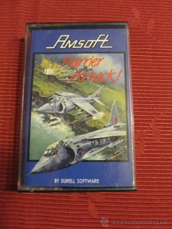 Videojuegos y consolas: ANTIGUO JUEGO PARA AMSTRAD HARRIER ATTACK CASSETTE PROBADO - Foto 1