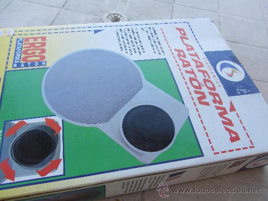 Videojuegos y consolas: PLATAFORMA RATON MAS BASE GIRATORIA. SIN ESTRENAR - Foto 2