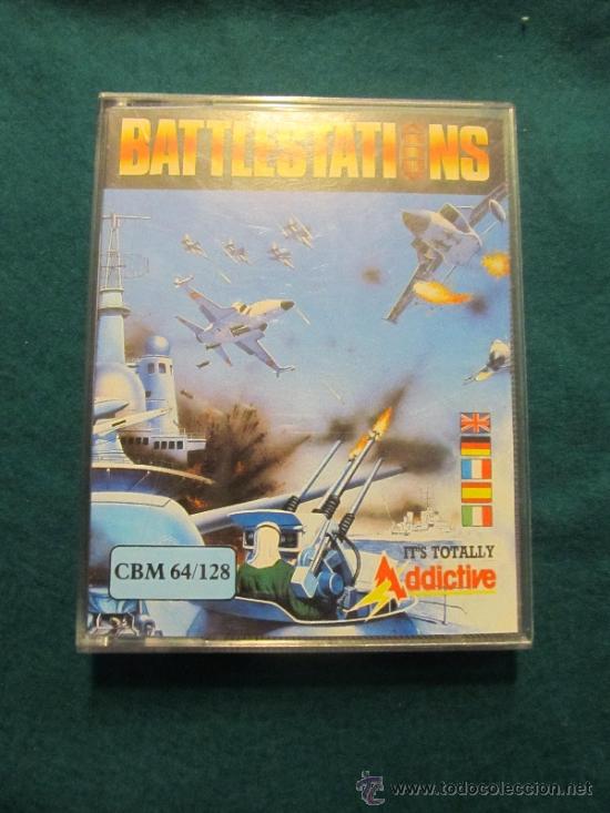 Videojuegos y consolas: JUEGO BATTLESTATIONS PARA COMMODORE CASSETTE - Foto 1