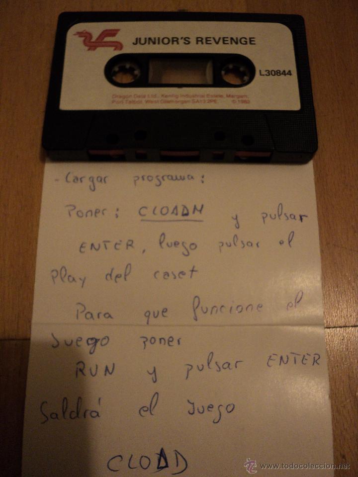 Videojuegos y consolas: Juego JUNIOR&acute;S REVENGE de Dragon Computer System. - Foto 2