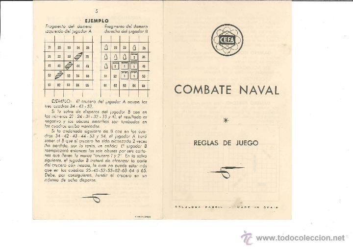 Videojuegos y consolas: Combate naval de mesa a&ntilde;os 50 - Foto 2