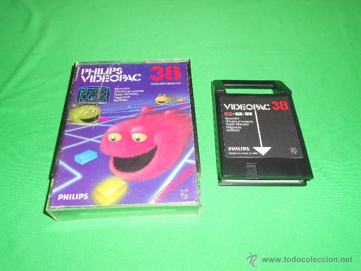 Videojuegos y consolas: PHILIPS VIDEOPAC 38 - MUNCHKIN - 1982 - CON INSTRUCCIONES - EXPANDED MEMORY - Foto 1
