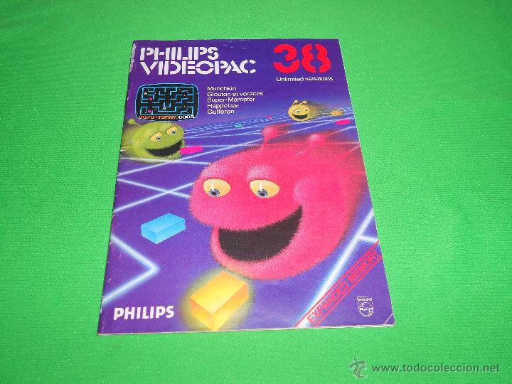 Videojuegos y consolas: PHILIPS VIDEOPAC 38 - MUNCHKIN - 1982 - CON INSTRUCCIONES - EXPANDED MEMORY - Foto 3
