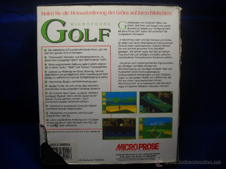 Videojuegos y consolas: JUEGO GOLF MICROPROSE AMIGA PC - Foto 2