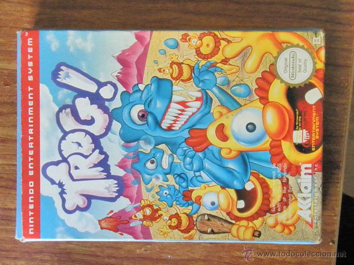 Videojuegos y consolas: JUEGO NINTENDO TROG DESCATALOGADO 1985 - Foto 2