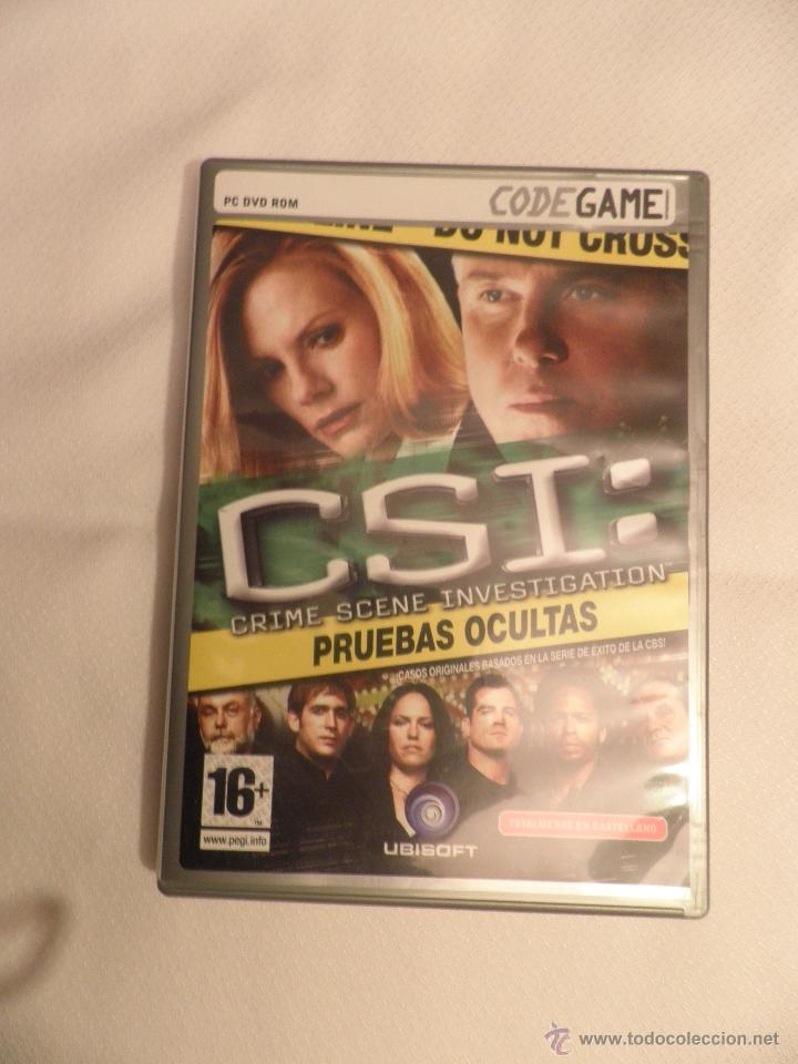Videojuegos y consolas: CSI , Lote de Juegos para PC CD DVD Ordenador Codegame Versi&oacute;n Espa&ntilde;ola - Foto 2