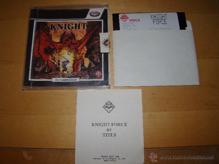 Videojuegos y consolas: Antiguo juego PC, AMSTRAD IBM, etc KNIGHT FORCE - Foto 1