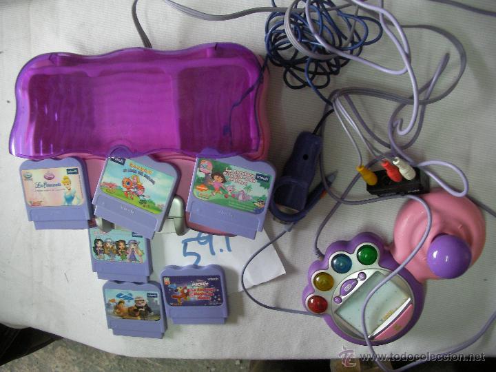 Videojuegos y consolas: CONSOLA VTECH CON MANDO, MICROFONO Y MUCHOS JUEGOS - Foto 2