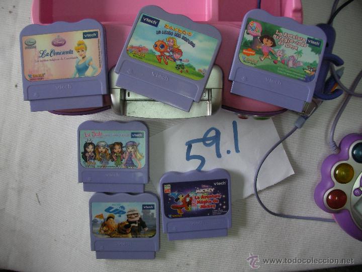 Videojuegos y consolas: CONSOLA VTECH CON MANDO, MICROFONO Y MUCHOS JUEGOS - Foto 3