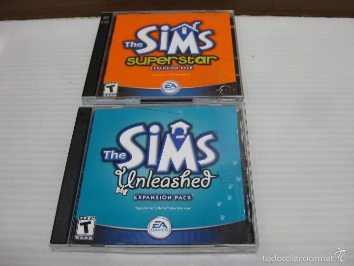 Videojuegos y consolas: 2 EXPANSIONES SIMS, 4CDS  2002-2003 - Foto 1