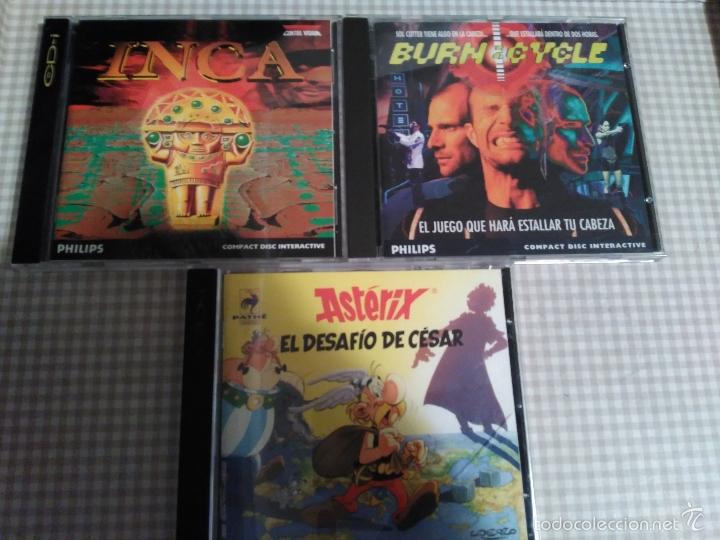 Videojuegos y consolas: LOTE 3 JUEGOS CONSOLA PHIPLIPS CDI COMPAC DISC INTERACTIVE - Foto 1
