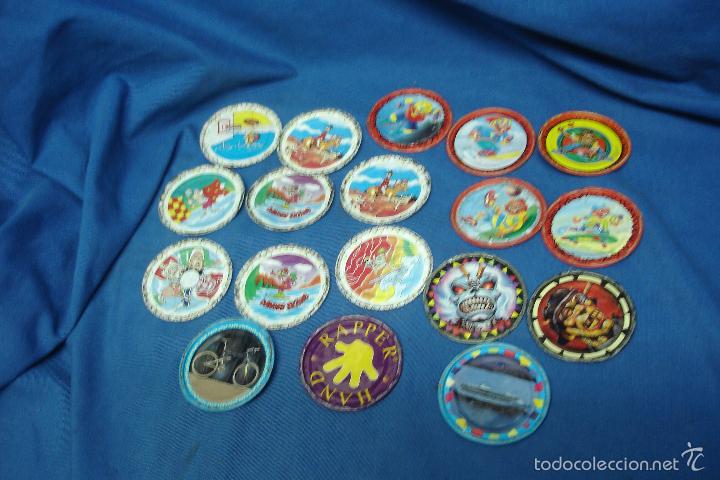 Videojuegos y consolas: CHAPAS RAPPERS - MAGIC BOX - 18 UNIDADES - Foto 1