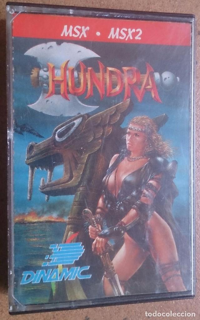 Videojuegos y consolas: Juego MSX cinta cassette Hundra - Foto 1