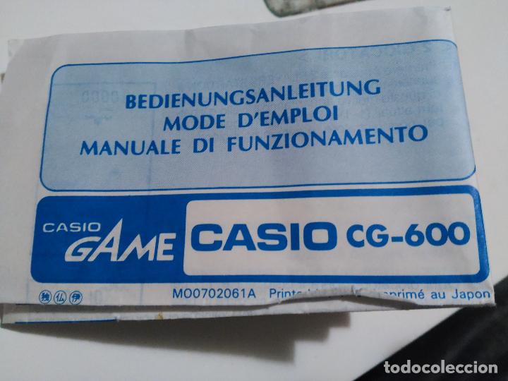 Videojuegos y consolas: MANUAL CASIO CG-600 GAME STAR INVADER - Foto 1
