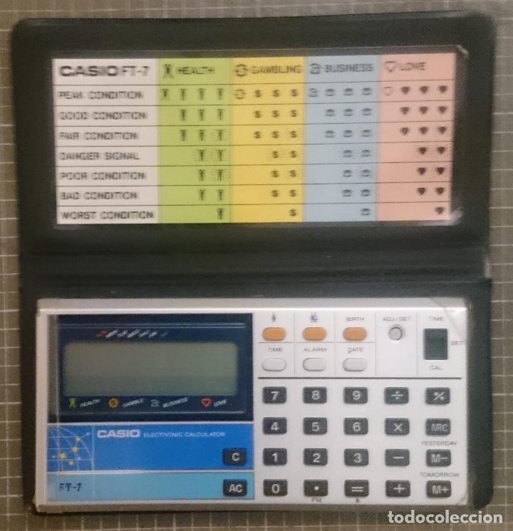 Videojuegos y consolas: casio ft 7 calculadora y fortune teller 1981 - Foto 1