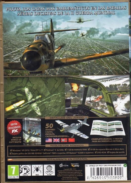 Videojuegos y consolas: WINGS OF PREY. EDICION DE ORO FX - Foto 2