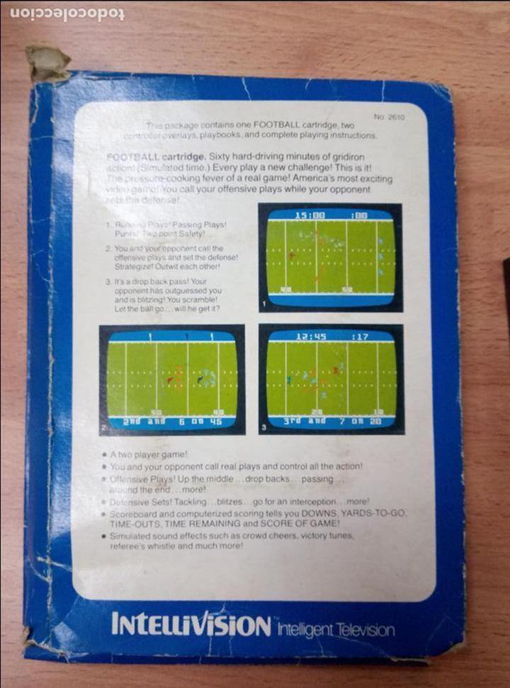 Videojuegos y consolas: Football - Intellivision - Foto 2