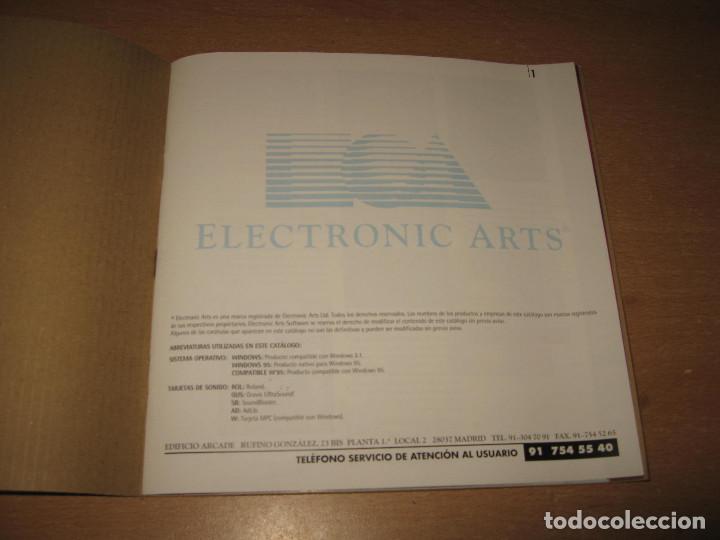 Videojuegos y consolas: CATALOGO SOFTWARE PC CD-ROM ELECTRONIC ARTS 1996 - 1997 - Foto 2