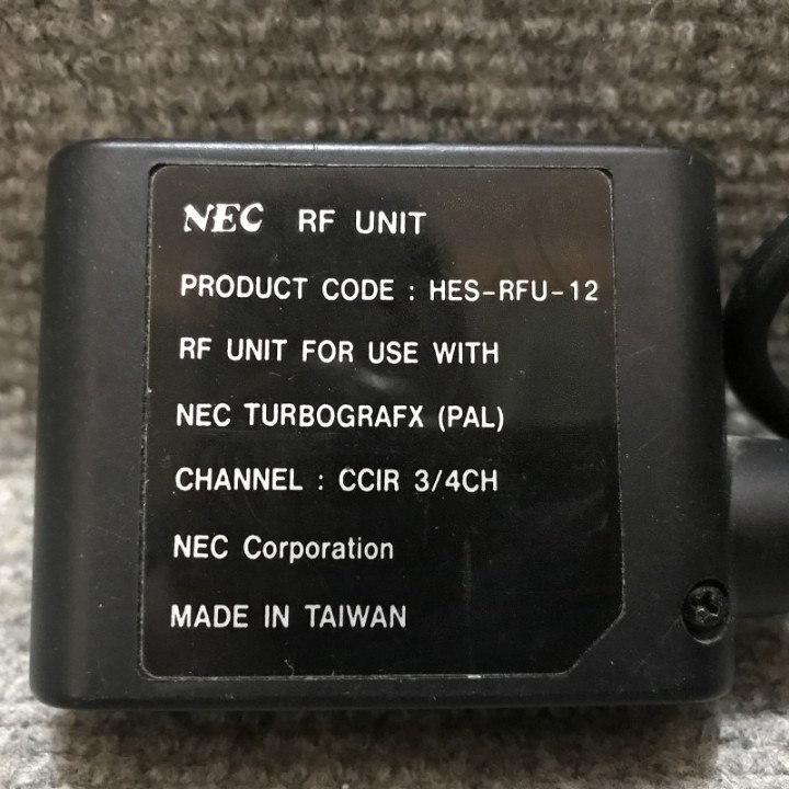 Videojuegos y consolas: RF UNIT PAL TURBOGRAFX PC ENGINE - Foto 2