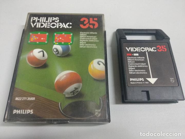 Videojuegos y consolas: PHILIPS VIDEOPAC 35 ELECTRONIC BILLARDS - Foto 1
