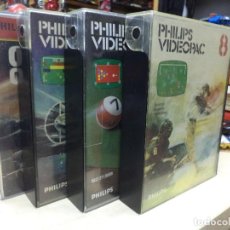 Videojuegos y Consolas: LOTE DE 4 VIDEOJUEGOS PHILIPS VIDEOPAC 1980.. Lote 127672627
