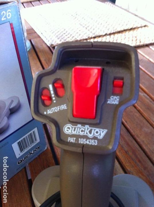 Videojuegos y consolas: Joystick Jet Fighter Quickjoy. SV-126 caja original. Compatible con Atari, Commodore y CPC Computers - Foto 7