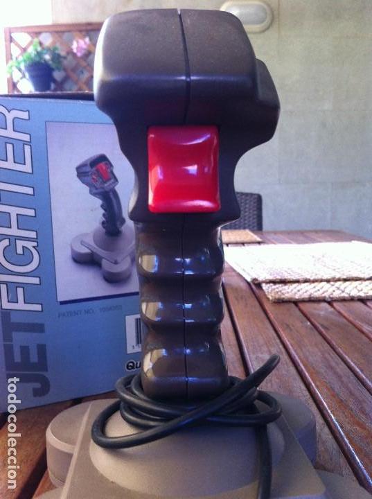 Videojuegos y consolas: Joystick Jet Fighter Quickjoy. SV-126 caja original. Compatible con Atari, Commodore y CPC Computers - Foto 8