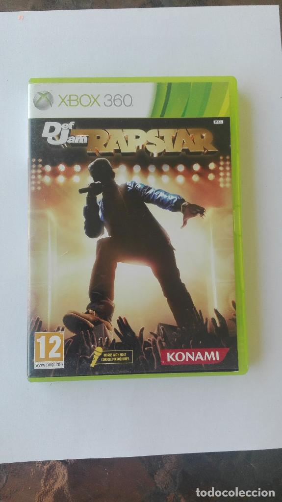 Videojuegos y consolas: XBOX 360 DEF JAM RAPSTAR INGLES - Foto 1