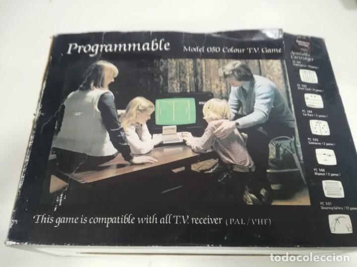 Videojuegos y consolas: antigua consola en caja tipo pong programmable - Foto 2