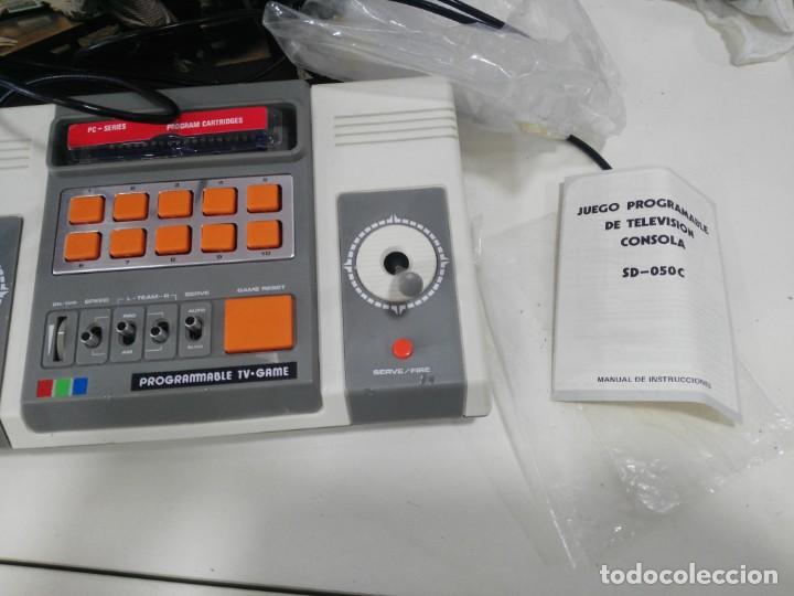 Videojuegos y consolas: antigua consola en caja tipo pong programmable - Foto 6