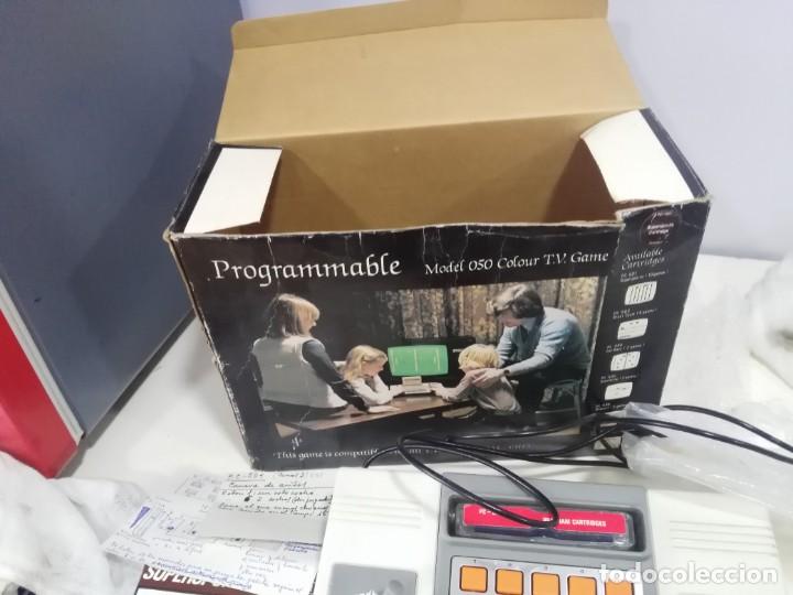 Videojuegos y consolas: antigua consola en caja tipo pong programmable - Foto 7