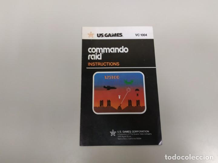 Videojuegos y consolas: 1118- STAR STRIKE GAME INSTRUCTIONS COMMANDO RAID US GAMES VC 1004 1982 - Foto 1