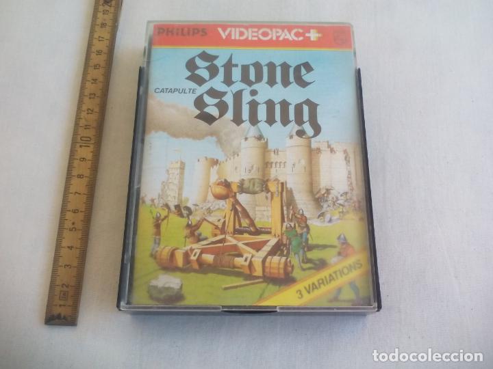 Jeu Catapulte / Stone Sling Pour Philips Videopac (1981) - Vintage, état Correct - IBM PCJR