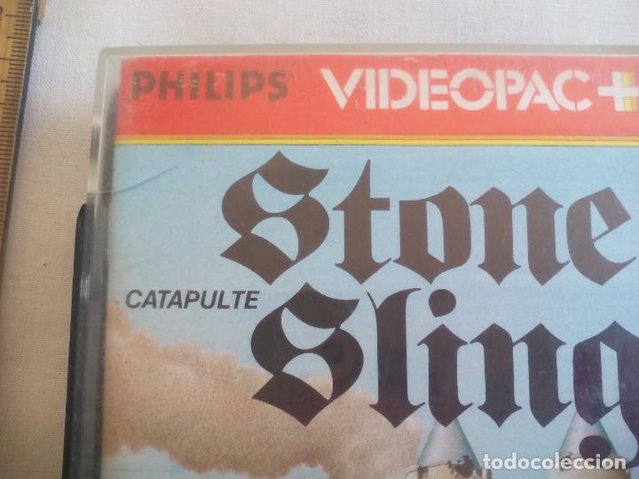 Jeu Stone Sling (Catapulte) Philips Videopac G7000 - Bon état, Version PAL France