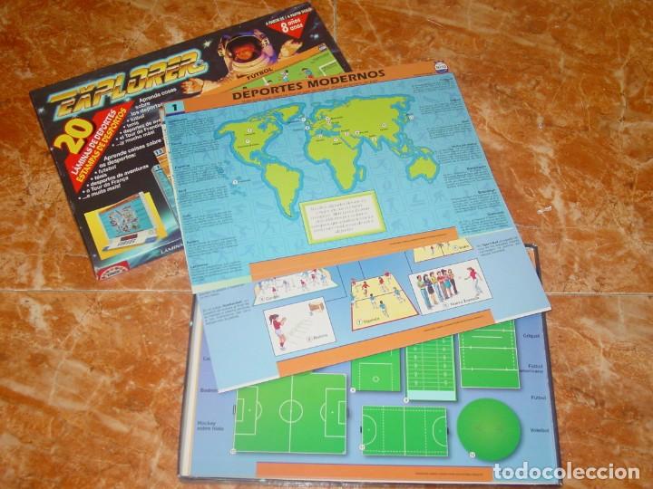 Videojuegos y consolas: Pack de 20 l&aacute;minas de deportes del juego electr&oacute;nico EXPLORER de EDUCA - Foto 2