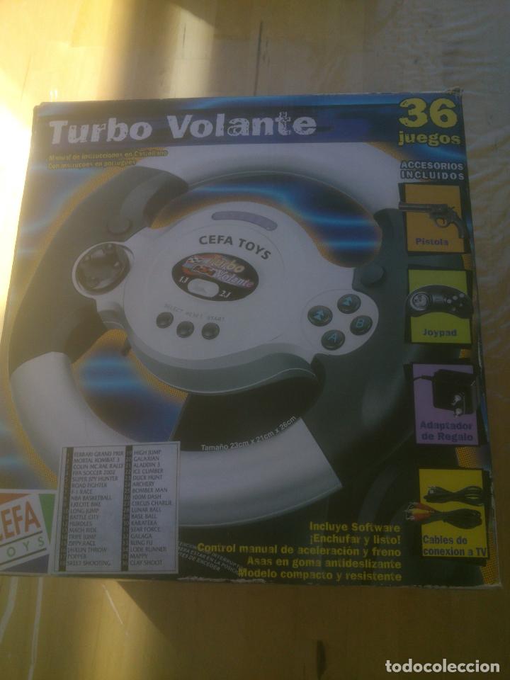 Videojuegos y consolas: ORIGINAL TURBO VOLANTE CEFA. - Foto 3