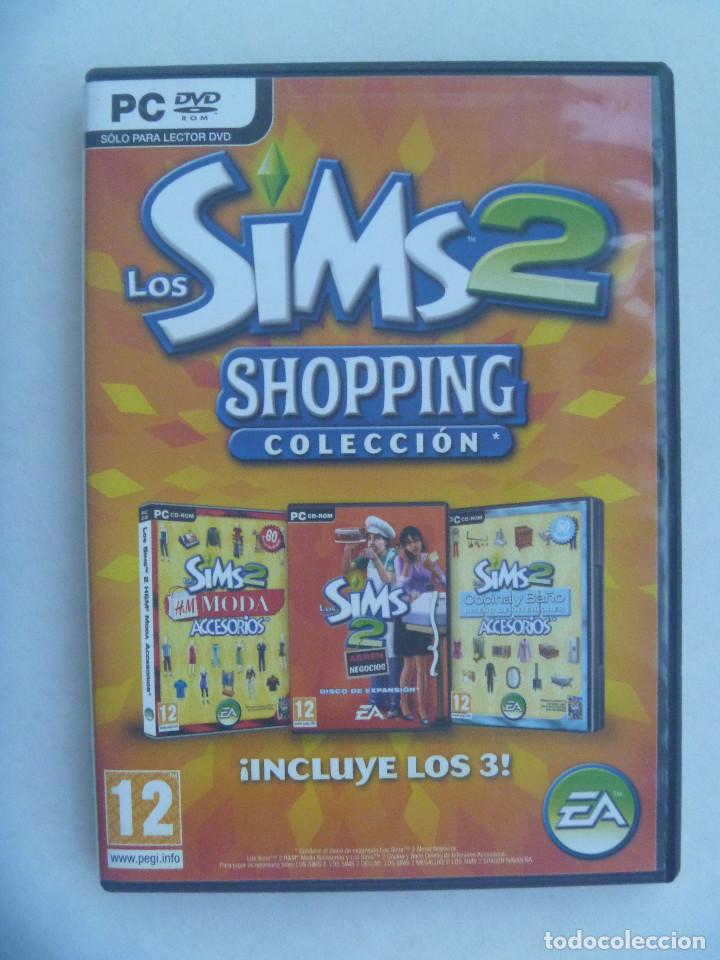 Videojuegos y consolas: PC DVD-ROM , EA : LOS SIMS 2 , SHOPPING COLECCION . SOLO PARA LECTOR  DVD - Foto 1