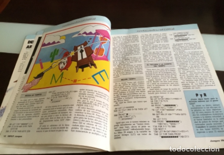 Videojuegos y consolas: Antigua revista INPUT 1982 Coleccionable de programaci&oacute;n videojuegos - Foto 4
