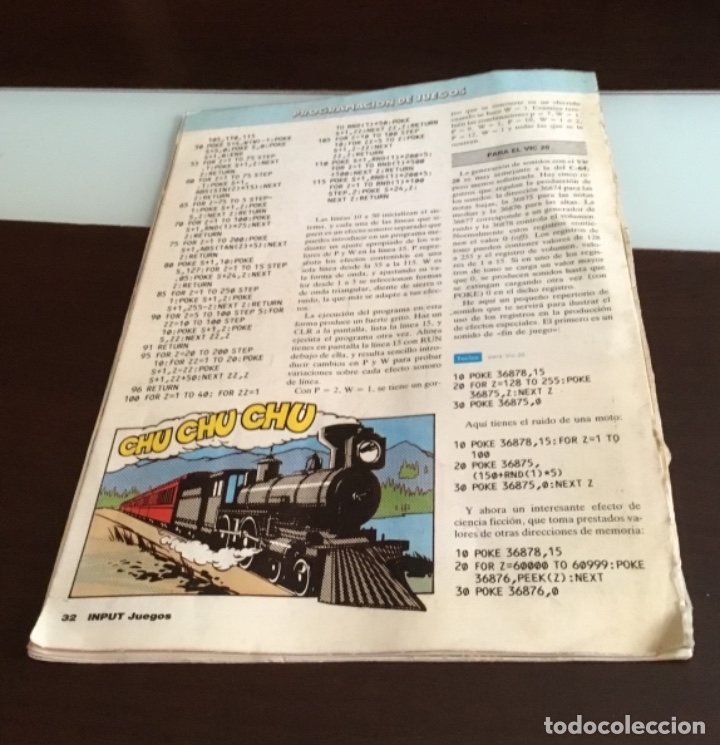 Videojuegos y consolas: Antigua revista INPUT 1982 Coleccionable de programaci&oacute;n videojuegos - Foto 6