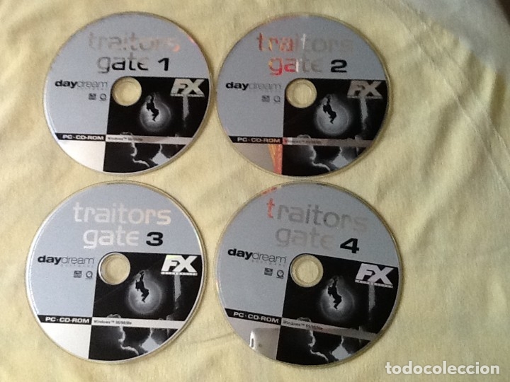 Videojuegos y consolas: VIDEO JUEGO, PC - CD- ROM FX. TRAITORS GATE. 4 DISCOS Y LIBRO DE INSTRUCCIONES. - Foto 3