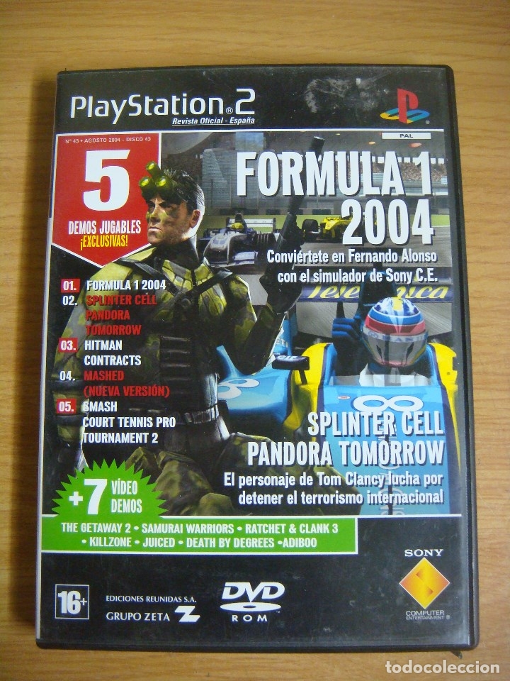 Videojuegos y consolas: PLAY STATION 2 D.V.D. ROM FORMULA 1 2004 - Foto 1